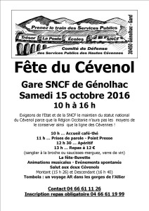 Fête du Cévenol 15 octobre 2016